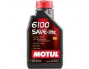 MOTUL 5W30 (1L) 6100 SAVE-LITE МАСЛО МОТОРНОЕ _API SN_CF ILSAC GF-5  FORD M2C 946A (замена 107956)